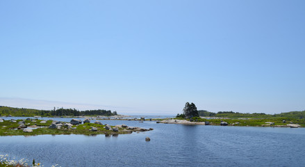 Summer in Nova Scotia: View of Peggy's Cove Soi Along the Lighthouse Route