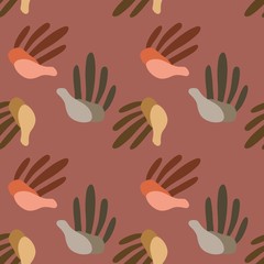 Seamless pattern of multiple ethnic hands 