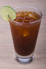 natural tamarind and strawberry juice