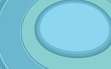 Soft blue abstract liquid paint textured frame with decorative spirals and swirls. Light color background for modern creative trendy design, marble texture style for illustrations