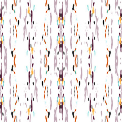 Hand Drawn, Paint Texture. Shibori Seamless 