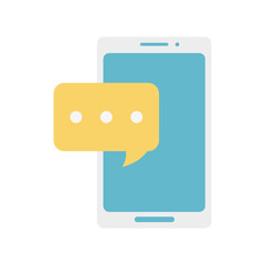 Fototapeta premium Isolated smartphone icon vector design