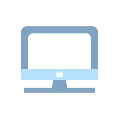 Isolated computer icon vector design
