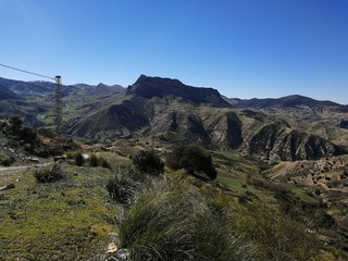 beautiful landscape of the countryside in Guelma, Algeria