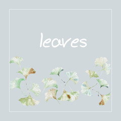 Computer-drawn watercolor composition of flowers in pastel colors