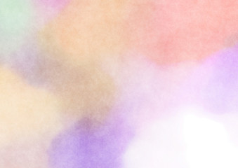 Colorful watercolor render background