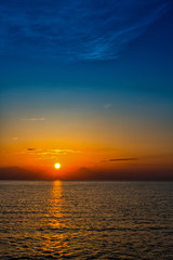 Naklejka premium sunset