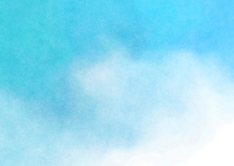 Blue watercolor render background