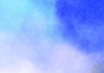 Blue watercolor render background