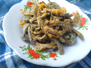 Belut Goreng Indonesian Food that is simple and often made at home. Indonesian Street Food.