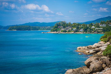 Fototapeta na wymiar kata beach beautiful view in Phuket