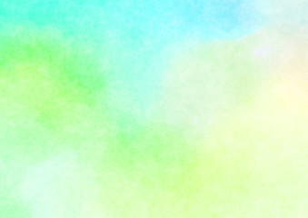 Green watercolor render background