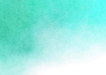 Green watercolor render background