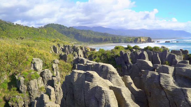 pancake rocks at Paparoa