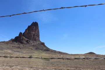 Ship Rock Barbed Wire