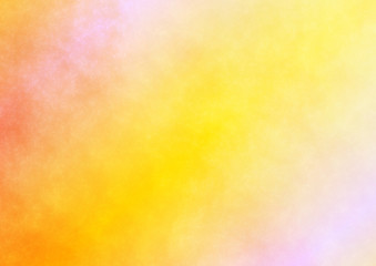 Orange yellow watercolor render background