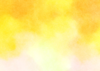 Orange yellow watercolor render background