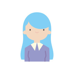 avatar woman person vector design
