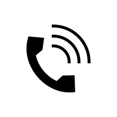Phone icon signal flat style