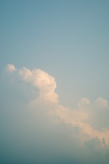 blue sky with clouds