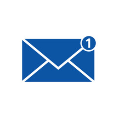 mail message icon, new message icon vector design symbol