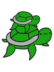 schildkröten familie mit 