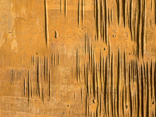 old wavy plywood texture. shabby plywood damaged by water. dirty veneer background