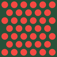Christmas and new year pattern polka dots