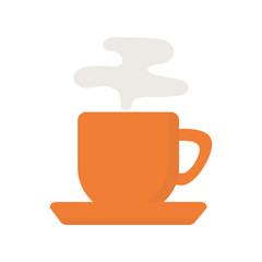 hot coffee cup aroma icon