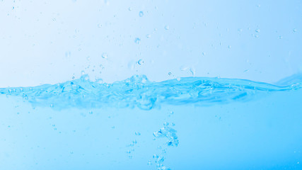 Soft water splash with bubles. texture and background.