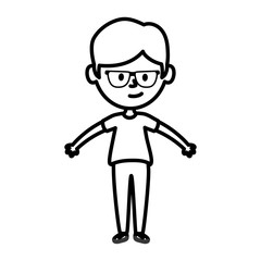 Avatar man person vector design