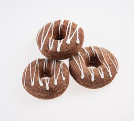 donut or donut isolated on white background new.