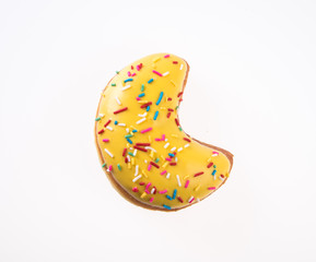 donut or donut isolated on white background new.