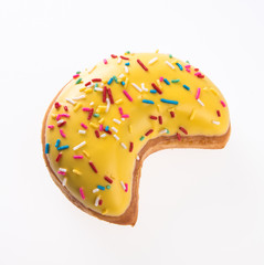 donut or donut isolated on white background new.