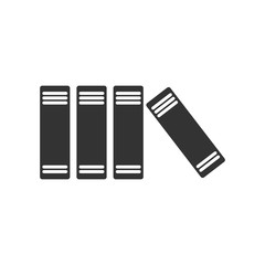 book and library icon vector design symbol