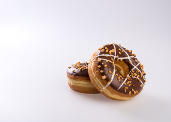 donut or donut isolated on white background new.