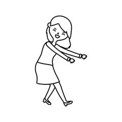 avatar woman person vector design