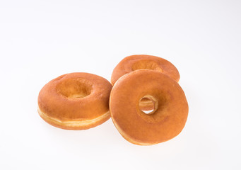 Fototapeta na wymiar donut or donut isolated on white background new.
