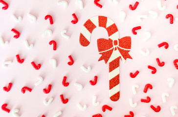 Christmas decorations background.