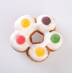 donut or donut isolated on white background new.