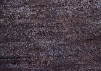 Brown wooden background wall. Has a rough surface. There are white and black mixed in the wall. Dark brown makes the surface look strong.