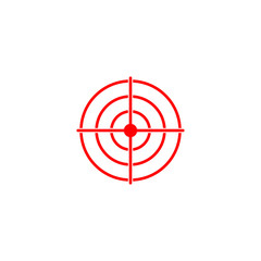 target icon vector design symbol