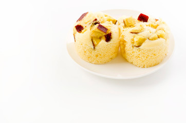 さつま芋の蒸しケーキ