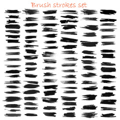 grungy vector brush strokes
