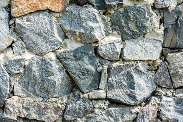 Texture of the natural granite wall for background