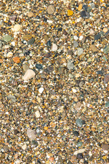 small stones in the water