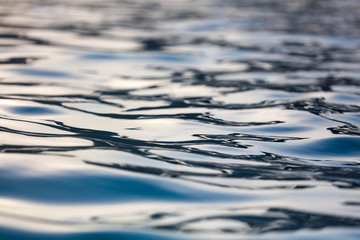 Expanse of water in the pool as an abstract background