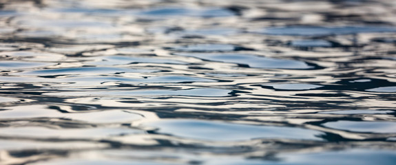 Expanse of water in the pool as an abstract background