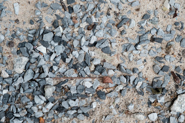 Gray stone and white sand background