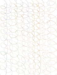 Abstract of different colors texture and background with small and large ovals drawn by pencil. Great basic of print, badge, party invitation, banner, tag.